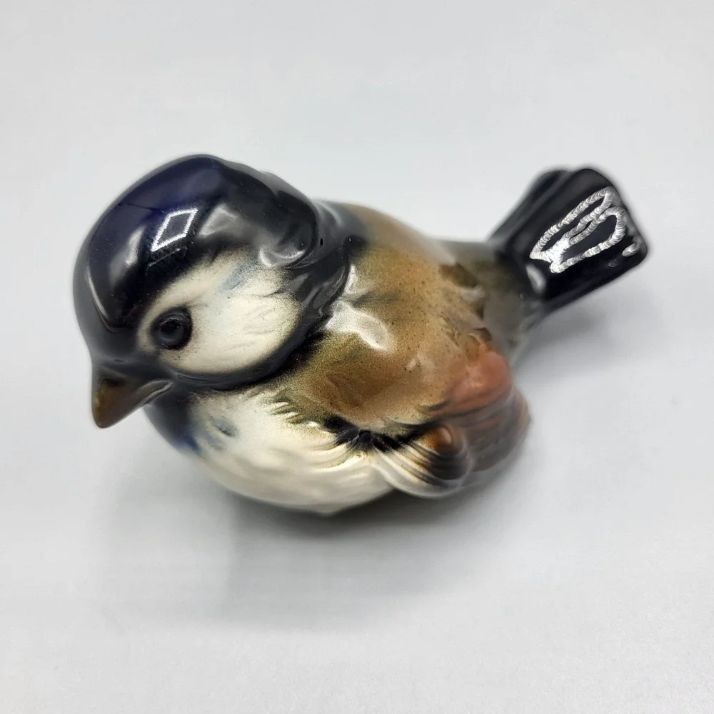 Vintage Goebel Sparrow Bird Figurine Porcelain Collectible West Germany